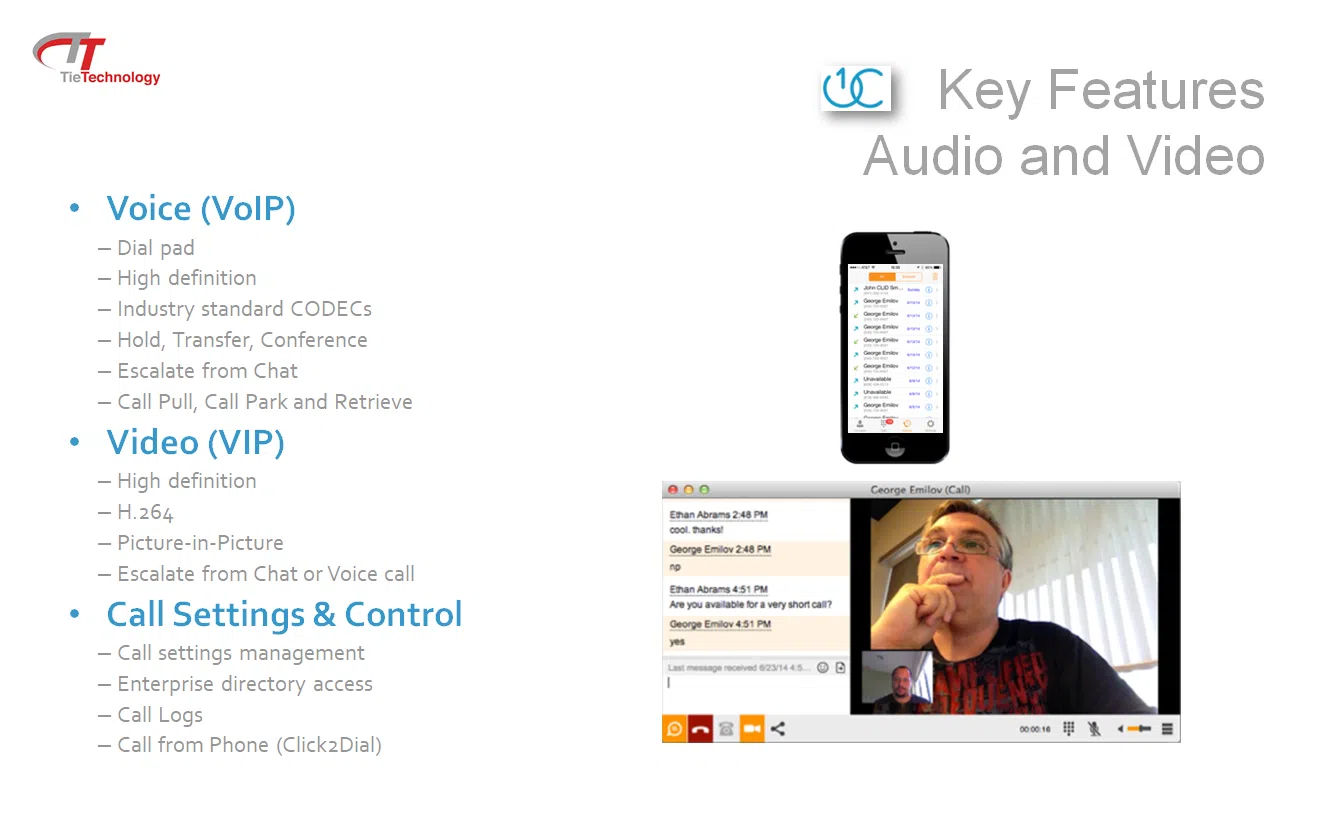 Key Features Audio and Video